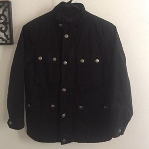 Gap Kids boys Black Cargo Jacket