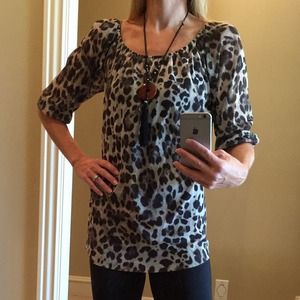 Sweet Pea animal print top