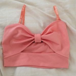 NWOT Foreign Exchange Crop Top