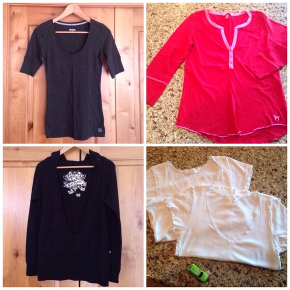 Bundle VS & Kenneth Cole tops & Self Esteem Hoodie