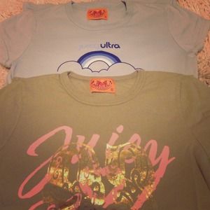 Two Juicy Couture T-shirts