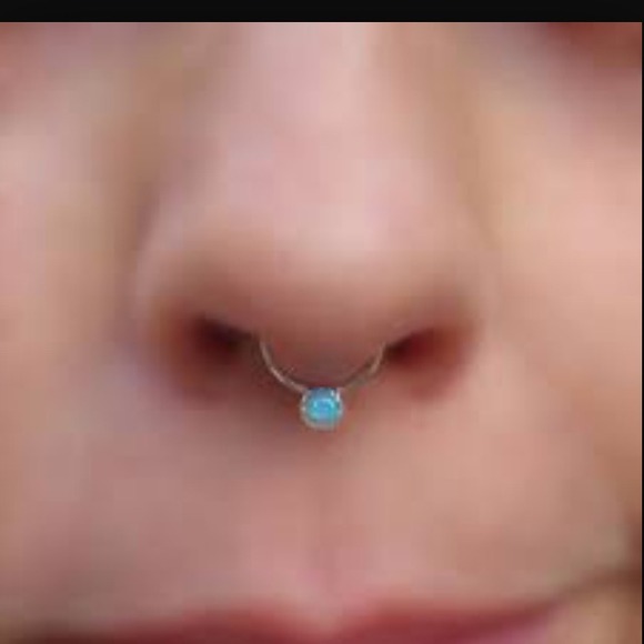 💕16g Faux Opal Septum (2 pack)