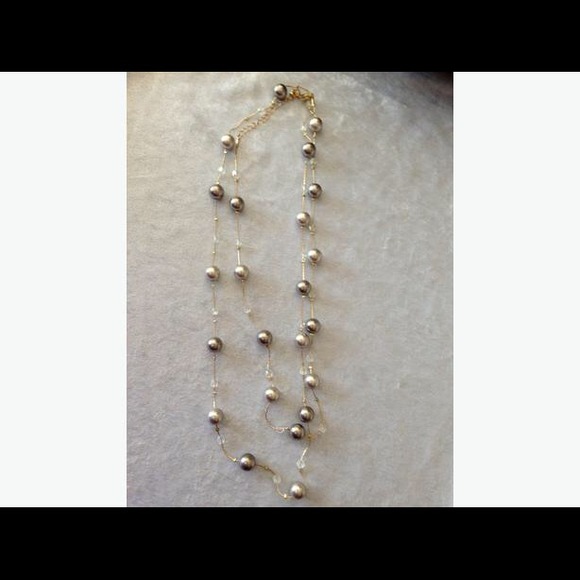 Lia Sophia Caramelo Pearl Necklace