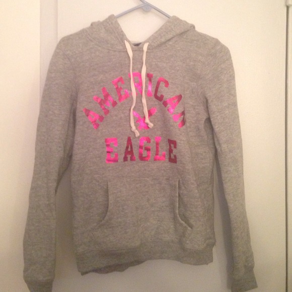 American eagle grey hoodie