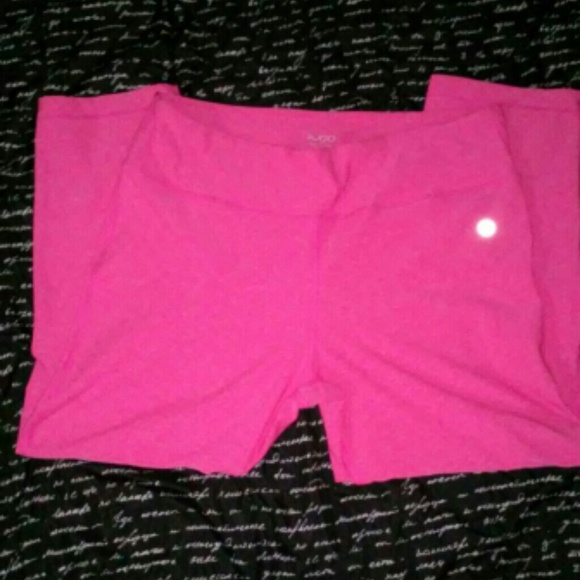 Pink Workout crop pants