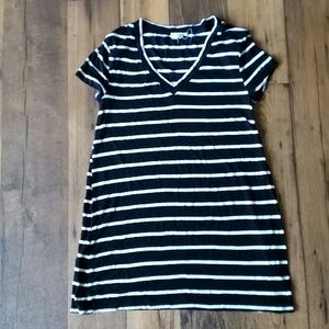 Striped maternity shirt