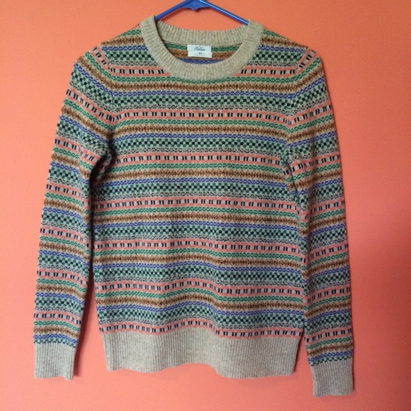 SOLD Madewell Fairisle sweater - Picture 2 of 2
