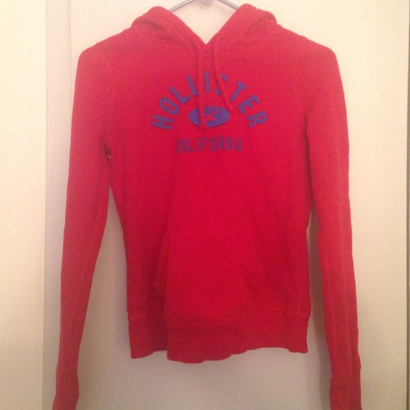 Hollister red hoodie