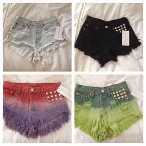 New XS runway dreamz shorts. $75 each.