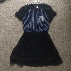 H&M Baseball Jersey Skater Dress