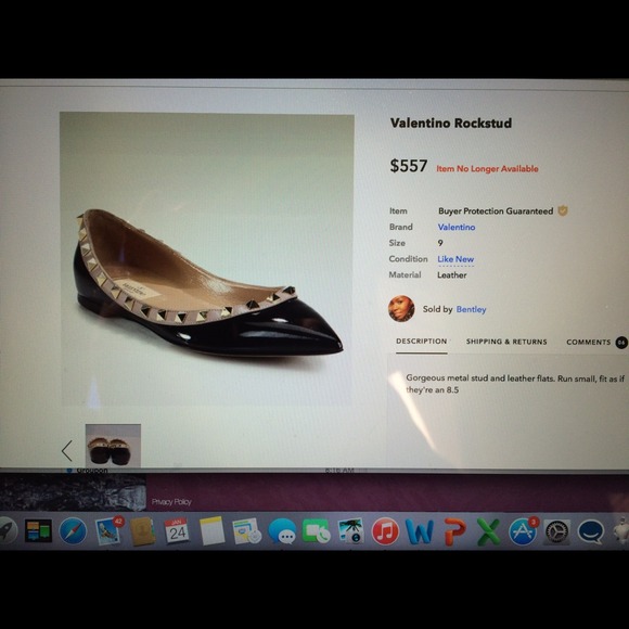 Valentino Shoes - Valentino Rockstud flats $$ stolen