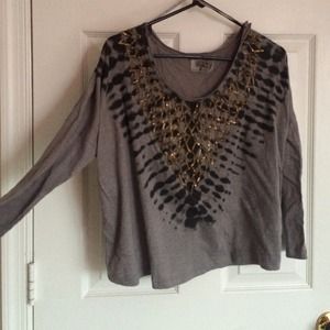 Urbanoutfitters dolman sleeve sequined top
