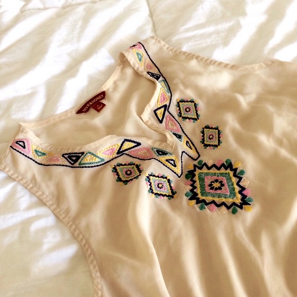 Sheer Sleeveless Blouse