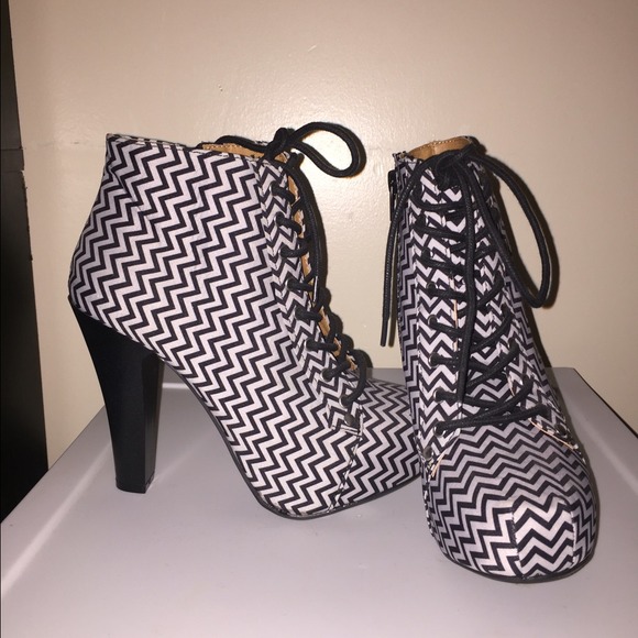 Chevron Heels