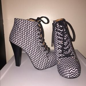Chevron Heels