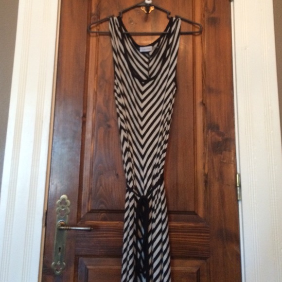 Calvin Klein full length dress.