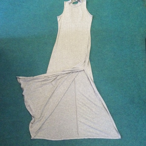 Grey Jersey Maxi Dress