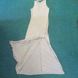 Grey Jersey Maxi Dress