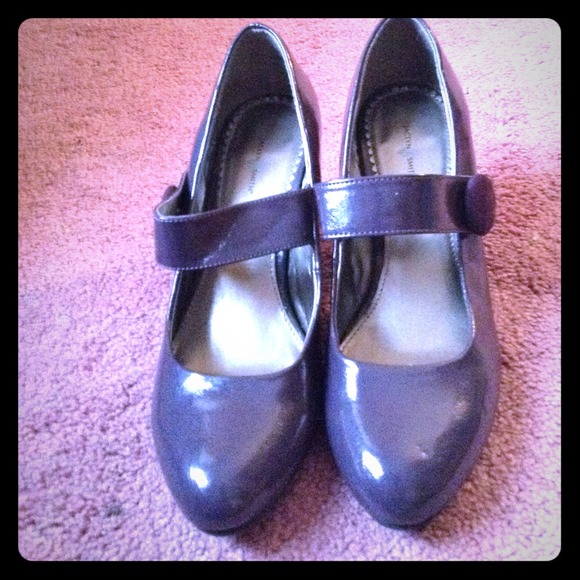 Deep-Purple, Almond Toed Heels