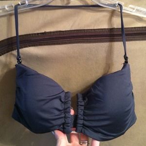 Bikini set in graphite with adjustable top