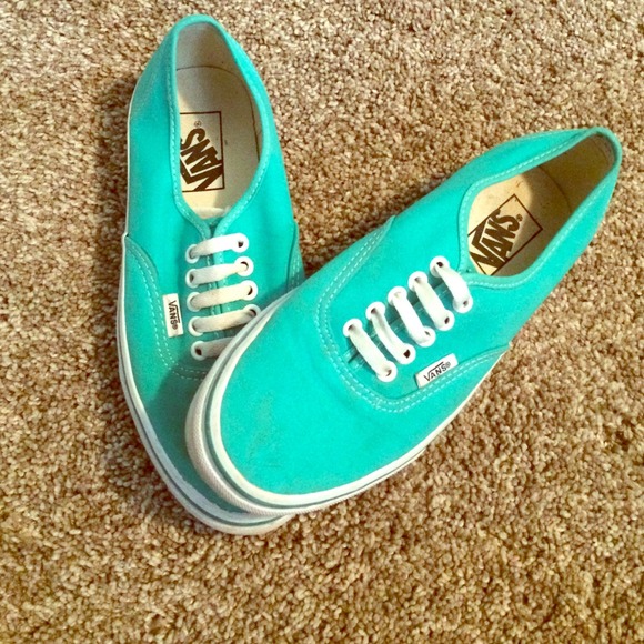 Aqua/Teal Vans