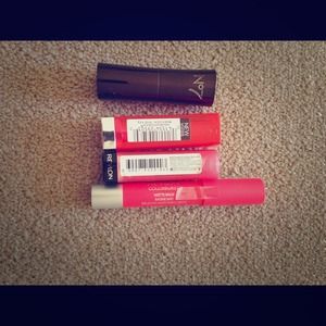 Drugstore lipsticks - used only few times