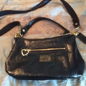 Small black Coach purse