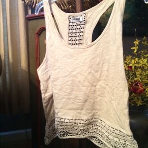 Beautiful cream tank top !!!