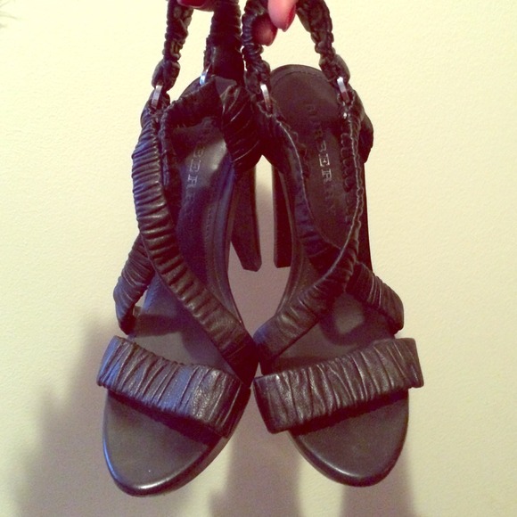 Burberry Prorsum Platform Lamb Skin Heels 36