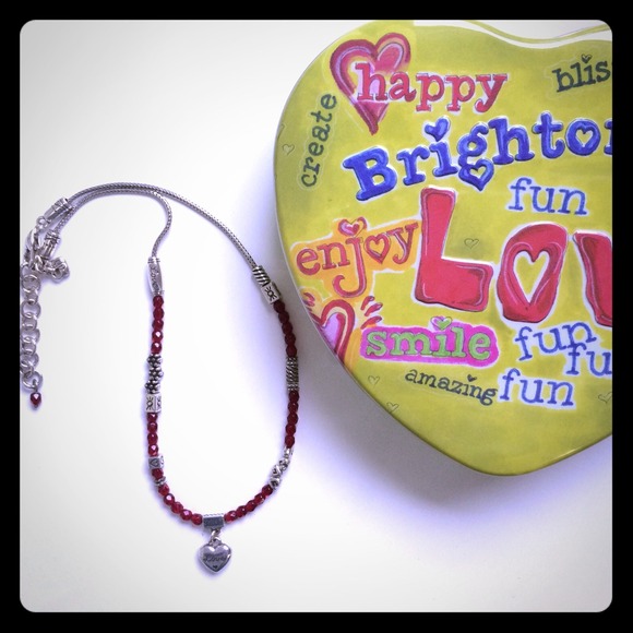 ❤️❤️Brighton Red Heart Neclace❤️