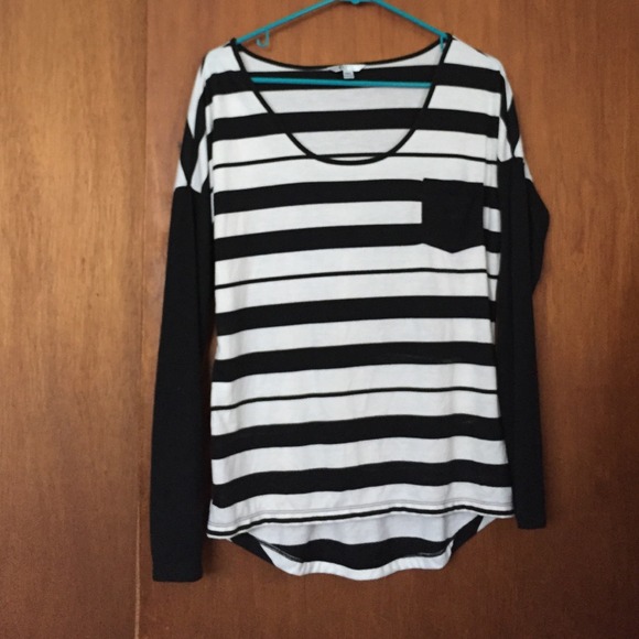 B&w stripped shirt