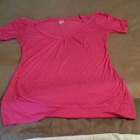Hot pink shirt