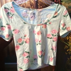 Floral crop top