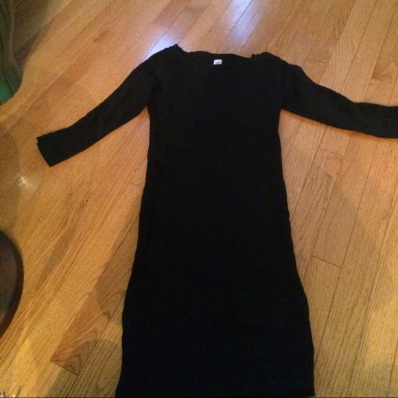 Black tight dress