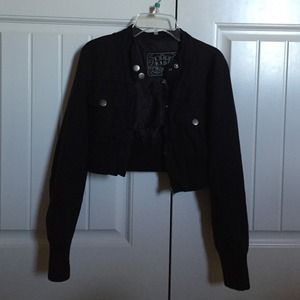 Black Cropped Jacket