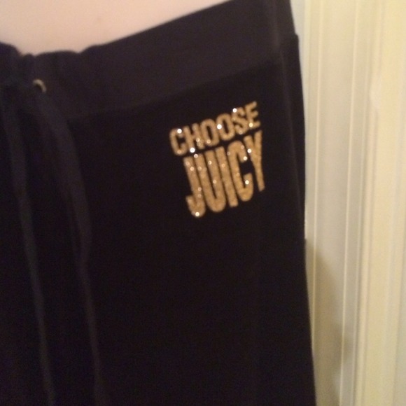 Juicy couture black sweatpants