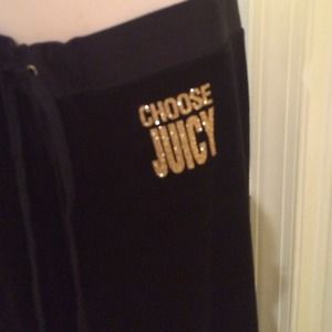 Juicy couture black sweatpants