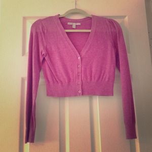 Old Navy lilac/purple crop cardigan