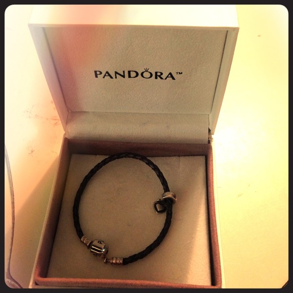 Purple pandora bracelet