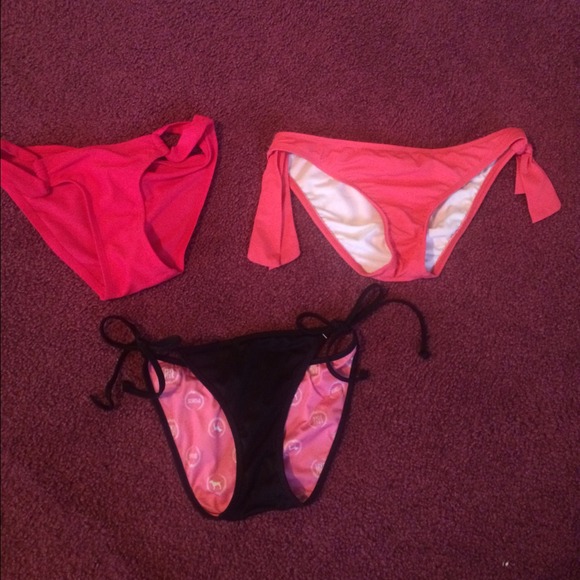 Various bikini bottoms