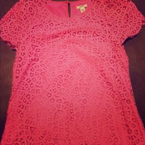 J.Crew pink Paper Mâché