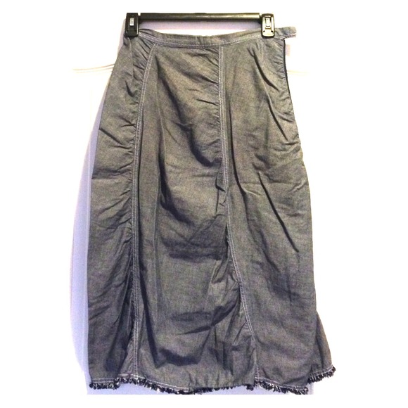 Blue Midi Skirt