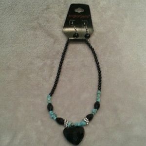 Costume necklace and earrings