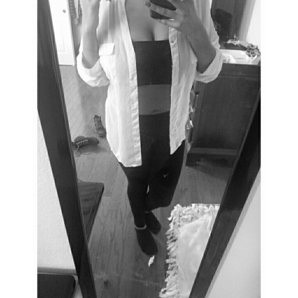 White Button Up Blouse