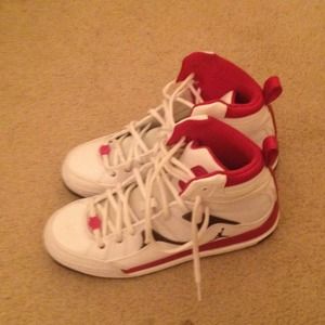 Air Jordan's Red Black and White