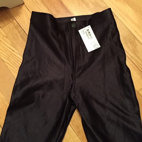 Black american apparel disco pants, new with tags