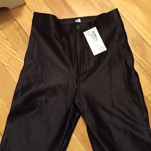 Black american apparel disco pants, new with tags