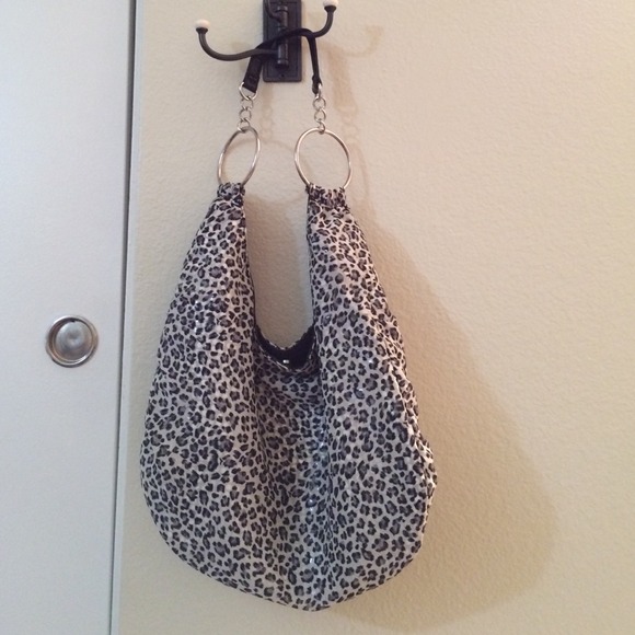 Leopard print purse