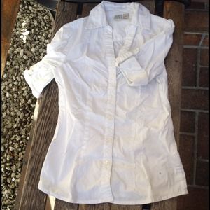 White cotton dress shirt