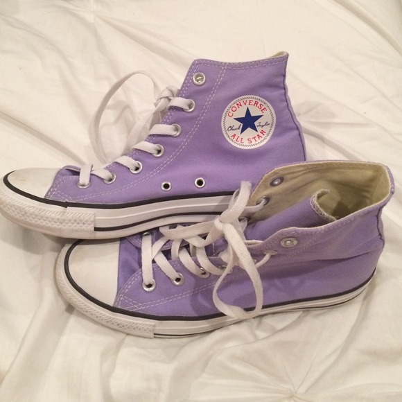 Converse Shoes Light Purple Converse Poshmark